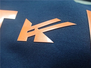 Ferro brilhante feito sob encomenda em remendos da roupa, etiqueta da laranja TPU da sapata da transferência térmica