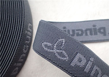 Máscaras da cor da faixa elástica do jacquard cinzento para a faixa ou o roupa interior
