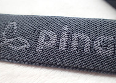 Máscaras da cor da faixa elástica do jacquard cinzento para a faixa ou o roupa interior