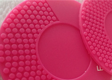 Remendos macios vermelhos do PVC de Rosa para o remendo de lavagem do instrumento/brandamente do silicone da cara