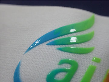 Tóxico macio da faixa elástica do logotipo colorido brilhante da impressão do silicone não -
