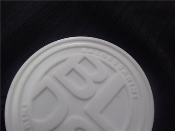 Remendos de borracha feitos sob encomenda do logotipo/crachá redondo do silicone para o vestuário ou os sacos