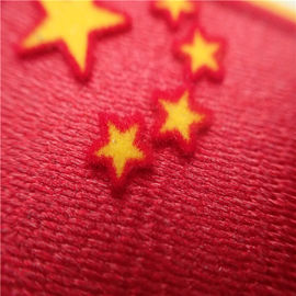 O vestuário liso remenda a congregação inferior sagrado de Tatami do luxuoso das estrelas do amarelo de Reb da bandeira nacional cromàtica