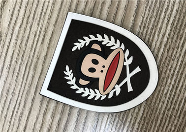 Remendo de borracha personalizado profissional do logotipo de Microfiber para a roupa e os sacos etc.