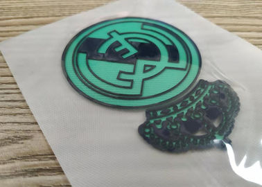 O ferro feito sob encomenda em Logo Sticker High Frequency gravado 3D TPU remenda para a roupa do esporte