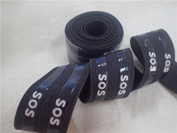 Não - do jacquard brilhante da cor da deformação Webbing elástico para acessórios dos chapéus