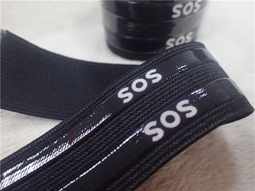 Não - do jacquard brilhante da cor da deformação Webbing elástico para acessórios dos chapéus