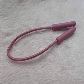 A corda elástica o zíper colorido puxa dois pontos quadrados gravados Nunchakus finos médios grossos