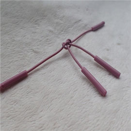 A corda elástica o zíper colorido puxa dois pontos quadrados gravados Nunchakus finos médios grossos