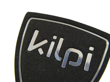Logotipo feito sob encomenda gravado metálico Eco do remendo da tela da borracha de silicone - amigável