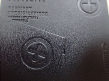 Logotipo de alta frequência em remendos do couro do plutônio para as calças de brim OEKO elegante