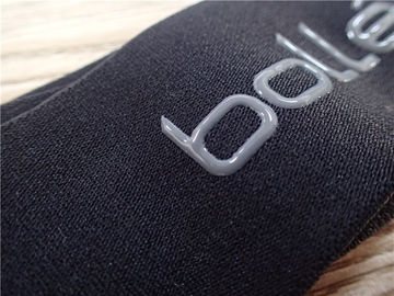 Faixa elástica do jacquard alto da tenacidade para a roupa, imprimindo a proteção ambiental do logotipo do silicone