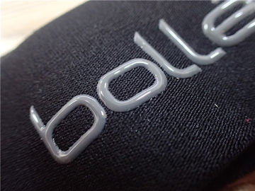 Faixa elástica do jacquard alto da tenacidade para a roupa, imprimindo a proteção ambiental do logotipo do silicone