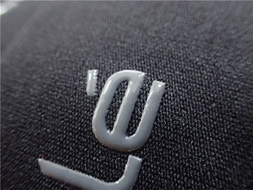 Faixa elástica do jacquard alto da tenacidade para a roupa, imprimindo a proteção ambiental do logotipo do silicone
