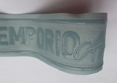 Spandex da fita da impressão da tela do silicone + material não elásticos tecidos fita do silicone