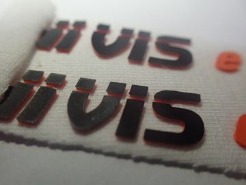 Tinta normal da forma personalizada da roupa da transferência térmica etiquetas high-density