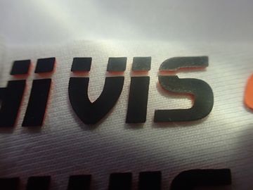 Tinta normal da forma personalizada da roupa da transferência térmica etiquetas high-density