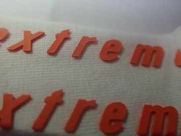 Tinta normal da forma personalizada da roupa da transferência térmica etiquetas high-density