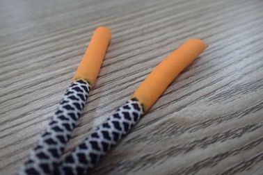 Cabo não elástico dos bens com términos para o revestimento, sapatas do silicone de Matt, sacos