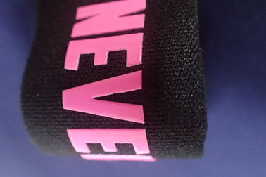 Cópia de tela feita sob encomenda do silicone da faixa elástica do jacquard do Gym da ioga para o roupa interior