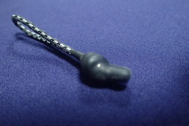 Fita não elástica do cabo com términos do silicone para o extrator do saco, revestimento, saco do uso