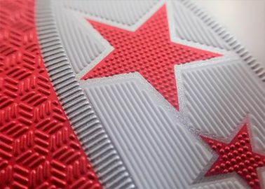 O ferro macio na impressão de tela de seda 3D dos crachás de TPU gravou a transferência térmica do logotipo