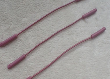 A corda elástica o zíper colorido puxa dois pontos quadrados gravados Nunchakus finos médios grossos