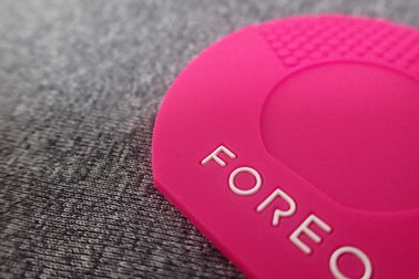 Os remendos de borracha cor-de-rosa do PVC 3D costuram - na água do estilo - impermeabilizam o teste padrão novo