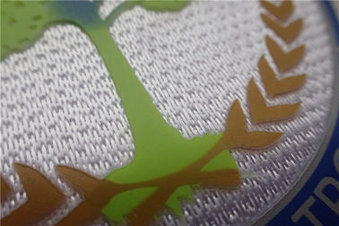 Forme a Tatami Aaterial remendos feitos sob encomenda do vestuário, com logotipo 3D colorido em remendos