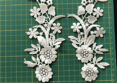 as flores 3D bordadas costuram/ferros no remendo para o acessório de Diy do Applique da roupa
