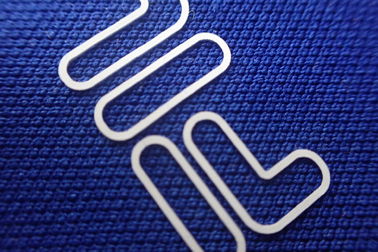 Etiquetas da roupa da transferência térmica do silicone para sacos, chapéus, desgaste de Baskterball