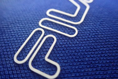 Etiquetas da roupa da transferência térmica do silicone para sacos, chapéus, desgaste de Baskterball