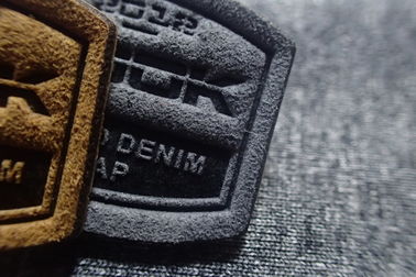 remendos gravados etiquetas tecidos micro fibra da roupa do terno da neve 3D