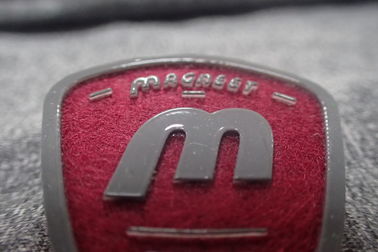 Remendos feitos a mão do logotipo de feltro das sapatas da impressão da tela do silicone