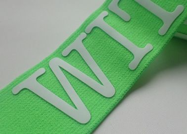 Elástico colorido personalizado do jacquard da faixa de Logo Printing Manufacturers Elastic Book