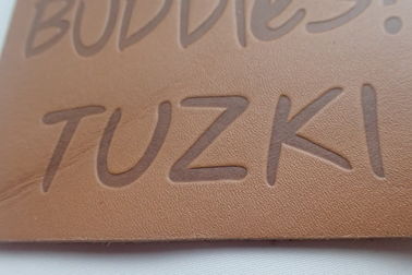 Logotipo Logo Embossed Leather Patches de Custom do fabricante para a bolsa, para o chapéu/roupa