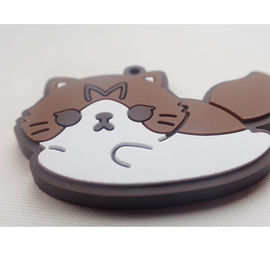 Crachá plástico macio feito-à-medida personalizado do silicone
