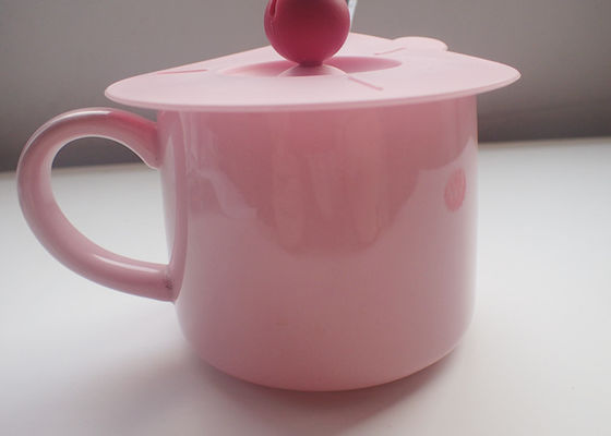 A tampa BPA livre 4" do alimento das tampas da sução do silicone, 6", 8", 10", 12" para copos torna côncava a bandeja