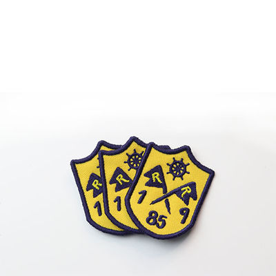 Feito sob encomenda bordado remenda o ferro personalizado nos remendos da camisa, remendos da transferência térmica do bordado para o saco