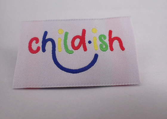 O vestuário veste tamanho personalizado mínimo tecido da etiqueta da roupa da etiqueta o baixo