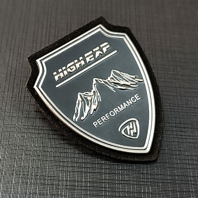 A roupa Logo Patches High Frequency Soft gravou o remendo do crachá 3D Tpu para a roupa