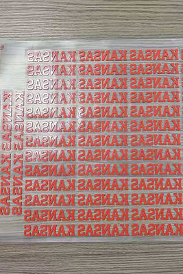 Etiqueta de borracha feita sob encomenda da roupa da transferência térmica do silicone 3D para a camisa de T