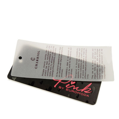 Roupa de papel feita sob encomenda por atacado de Logo Swing Hang Tag For