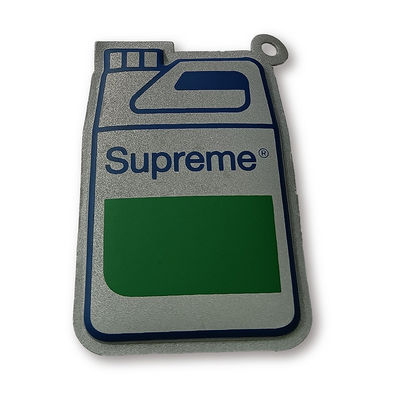 A tela que imprime a etiqueta impressa 3D reflexiva da roupa de TPU remenda o logotipo gravado da marca