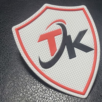 Transferência térmica de borracha macia gravada impressa costume do remendo 3D Tpu para o logotipo de pano
