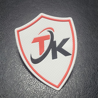 Transferência térmica de borracha macia gravada impressa costume do remendo 3D Tpu para o logotipo de pano