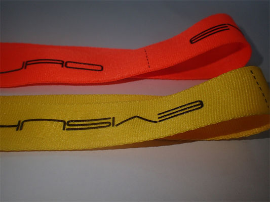 Silicone personalizado profissional da impressão da tela do Webbing do vestuário