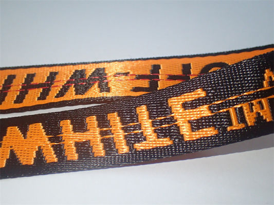 A forma denomina logotipo personalizado do jacquard o Webbing forte e resistente