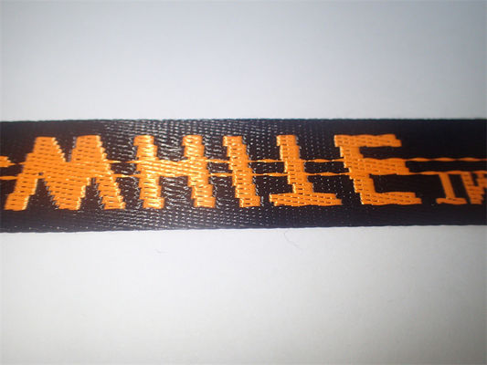 A forma denomina logotipo personalizado do jacquard o Webbing forte e resistente