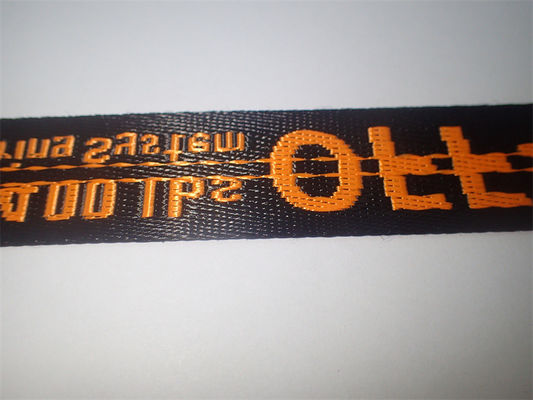 A forma denomina logotipo personalizado do jacquard o Webbing forte e resistente